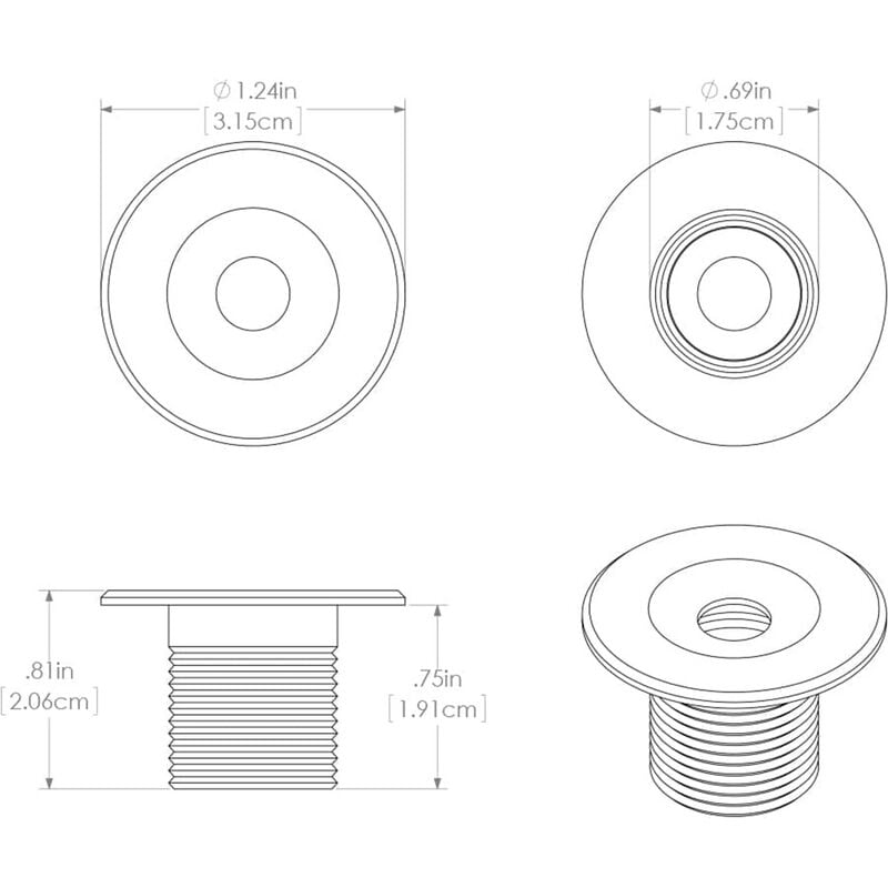 Lumitec Echo Courtesy Light - Brushed Housing - Warm White Light image number 4