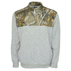 Realtree Men's Impact Quarter-Zip Fleece Pullover