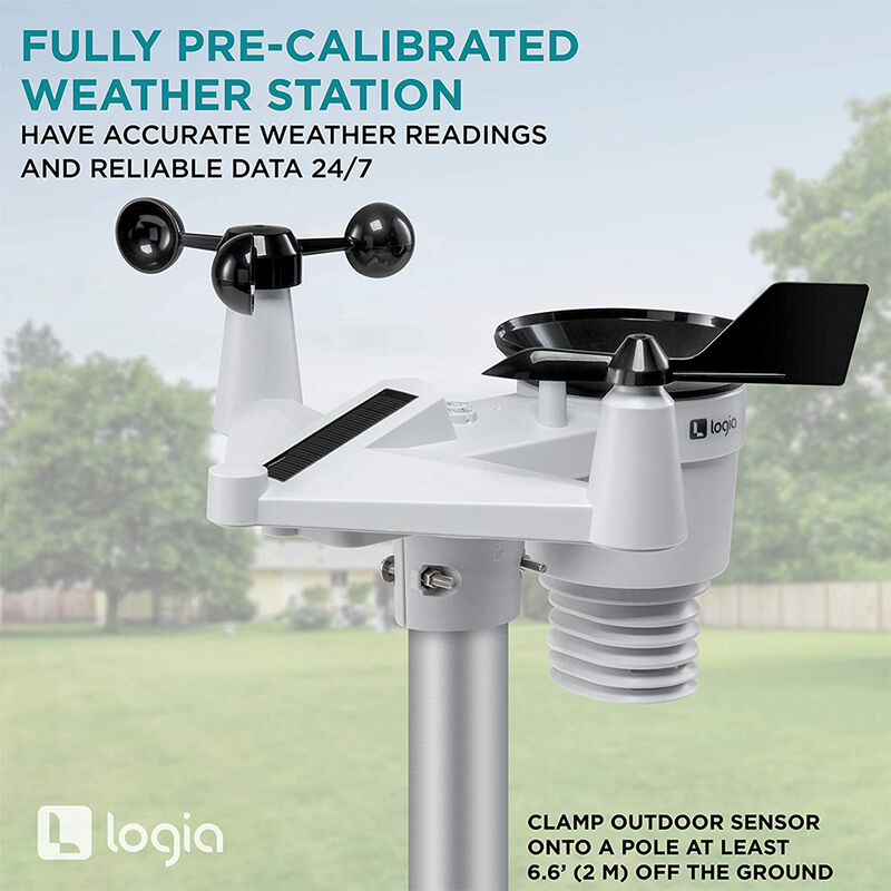 Logia 5-in-1 Wireless Weather Station with Wi-Fi and Solar Panel image number 5