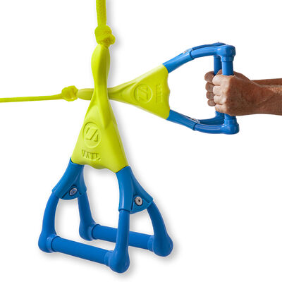 Double ZUP Handle And Rope - Blue/Yellow