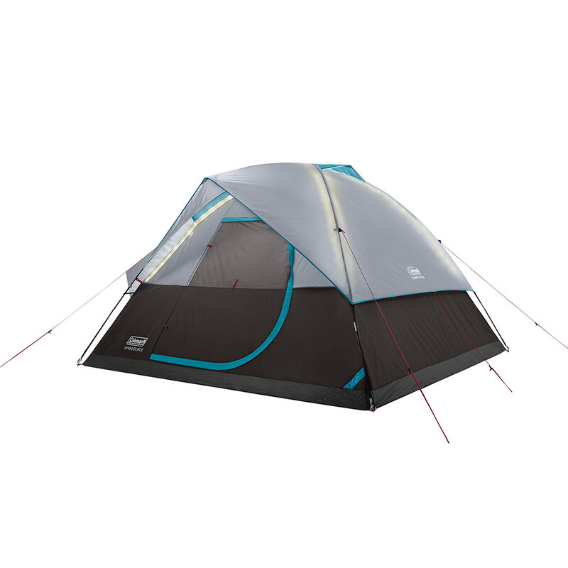 Coleman OneSource Rechargeable 4-Person Camping Dome Tent with Airflow System & LED Lighting image number 2
