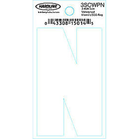 Hardline 3" Vinyl Lettering 3SCWPN