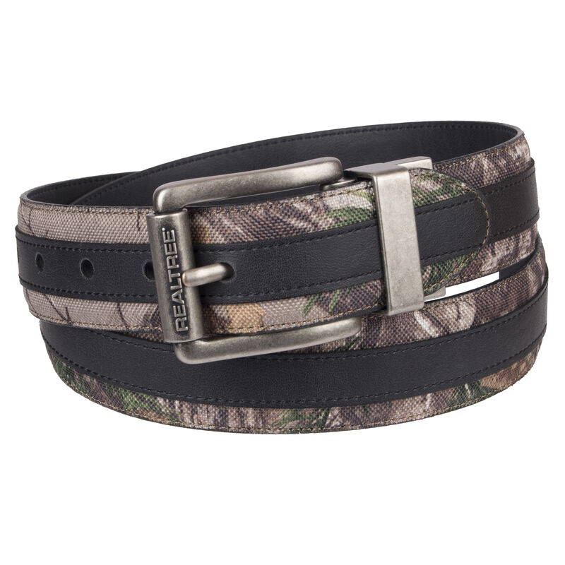 Realtree Men's 1.5" Reversible Feather-Edge Belt with Center Overlay image number 2