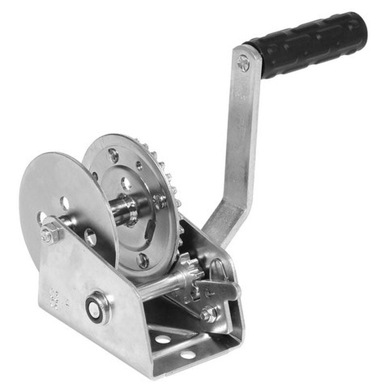 Shelby 1200-lb. Single Speed Winch With 7" Handle, 20' Strap image number 1
