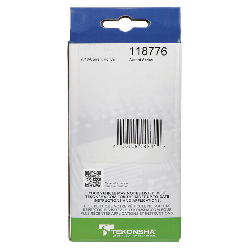 Tekonsha T-One T-Connector Custom Wiring Harness: Honda Accord image number 6
