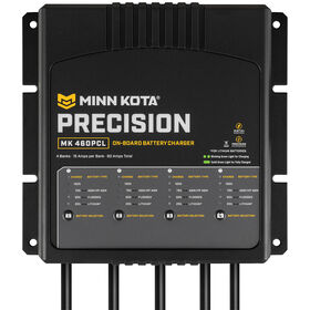 Minn Kota On-Board Precision Charger MK-460 PCL 4 Bank x 15 AMP LI Optimized Charger