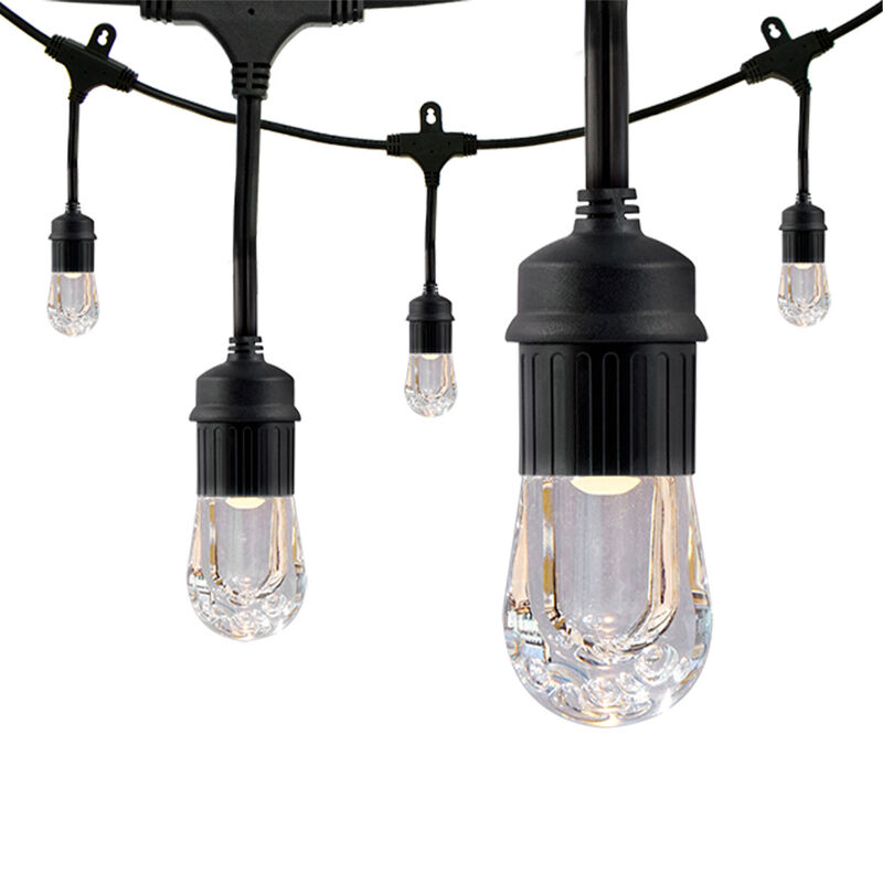 Enbrighten Classic LED Cafe String Lights, 24' image number 1