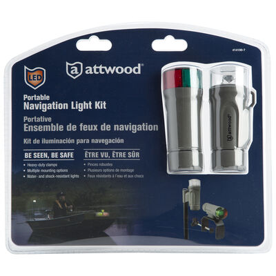 Attwood Clamp-On LED Bow And Stern Light Kit Gray