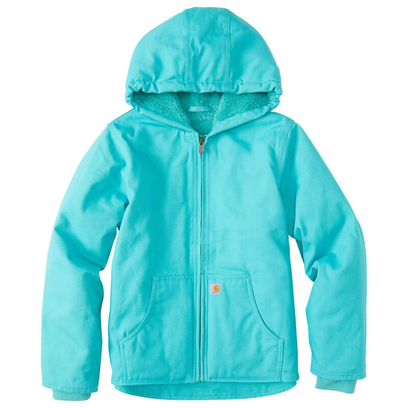 Carhartt Girl's Sherpa-Lined Redwood Jacket image number 2
