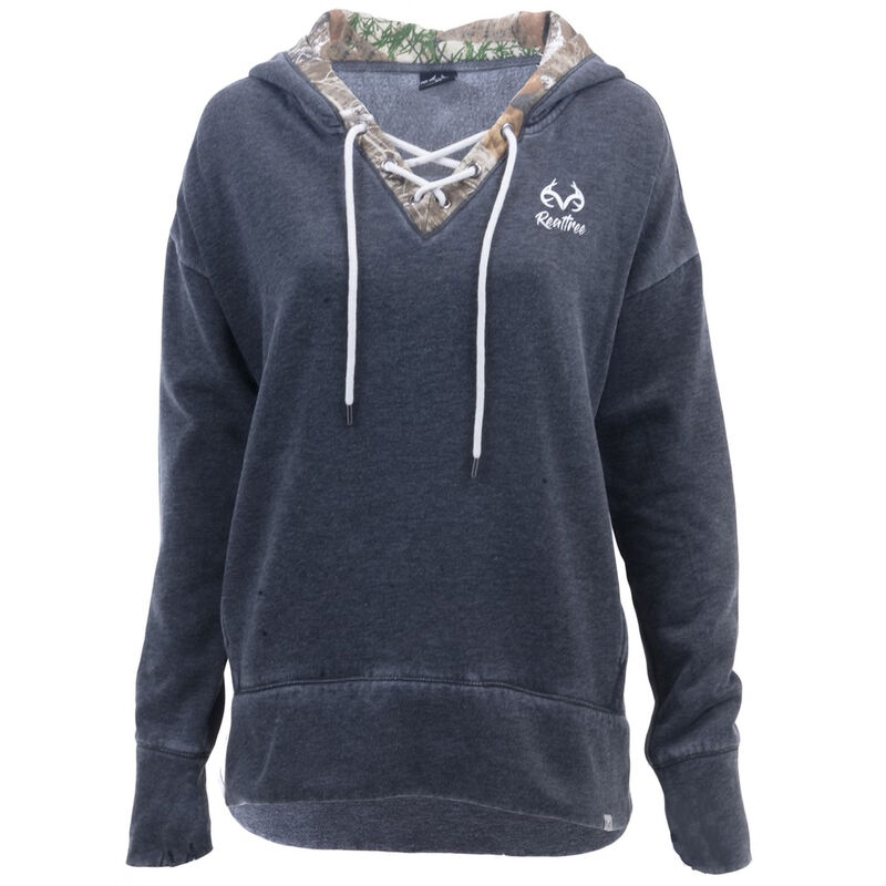 Realtree Women's Renue Laceup Sweatshirt image number 1