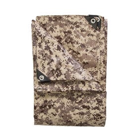 Stansport Medium-Duty Rip-Stop Tarp, 12'x16', Digital Desert