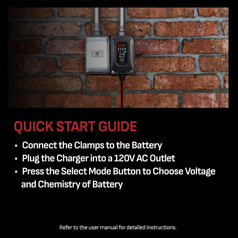 Schumacher SC1677 1A 6/12V Battery Charger and Maintainer image number 3