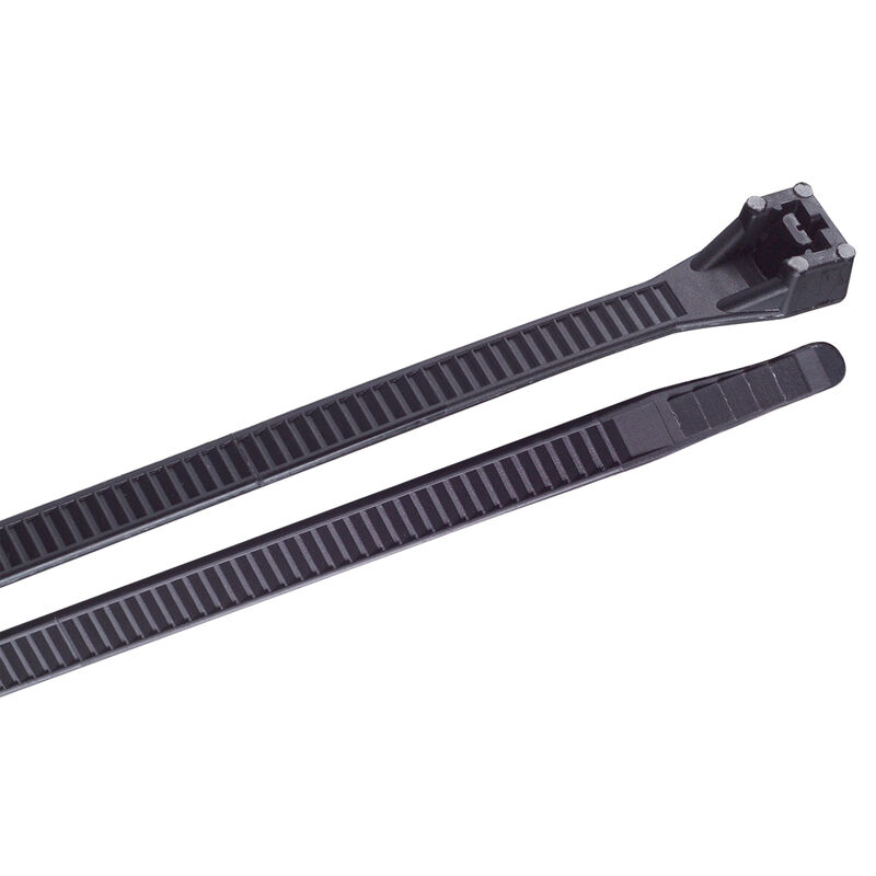 Ancor UV Black Heavy-Duty Cable Ties, 24", 10 Pack image number 1