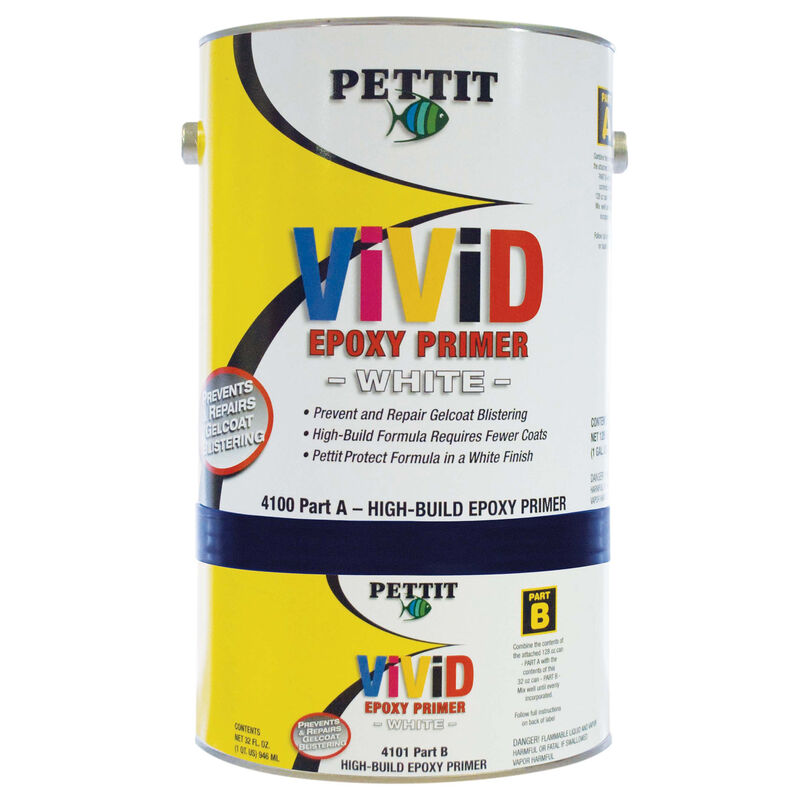 Pettit White Protect High Build, Gallon image number 1