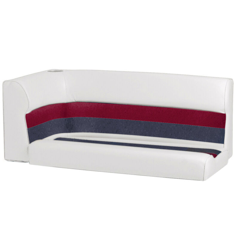 Toonmate Deluxe Pontoon Right-Side Corner Couch Top - White/Red/Charcoal image number 10