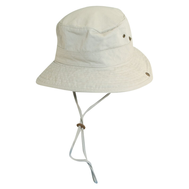 Dorfman Pacific Men's Twill Boonie Chain Cord Hat image number 1