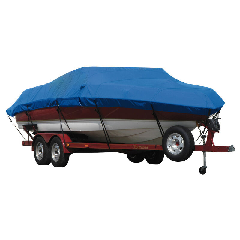 Exact Fit Covermate Sharkskin Boat Cover For MALIBU WAKESETTER 21 VLX w/TITAN TOWER FOLDED DOWN COVERS PLATFORM image number 10