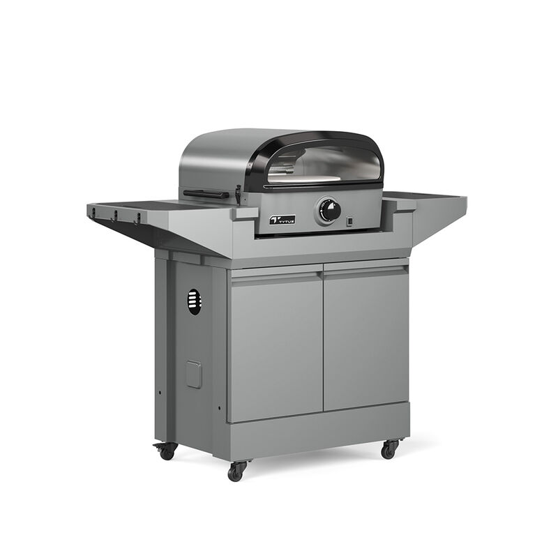 TYTUS Emberwood Pizza Oven with Grill and Prep Cart and Cover image number 10