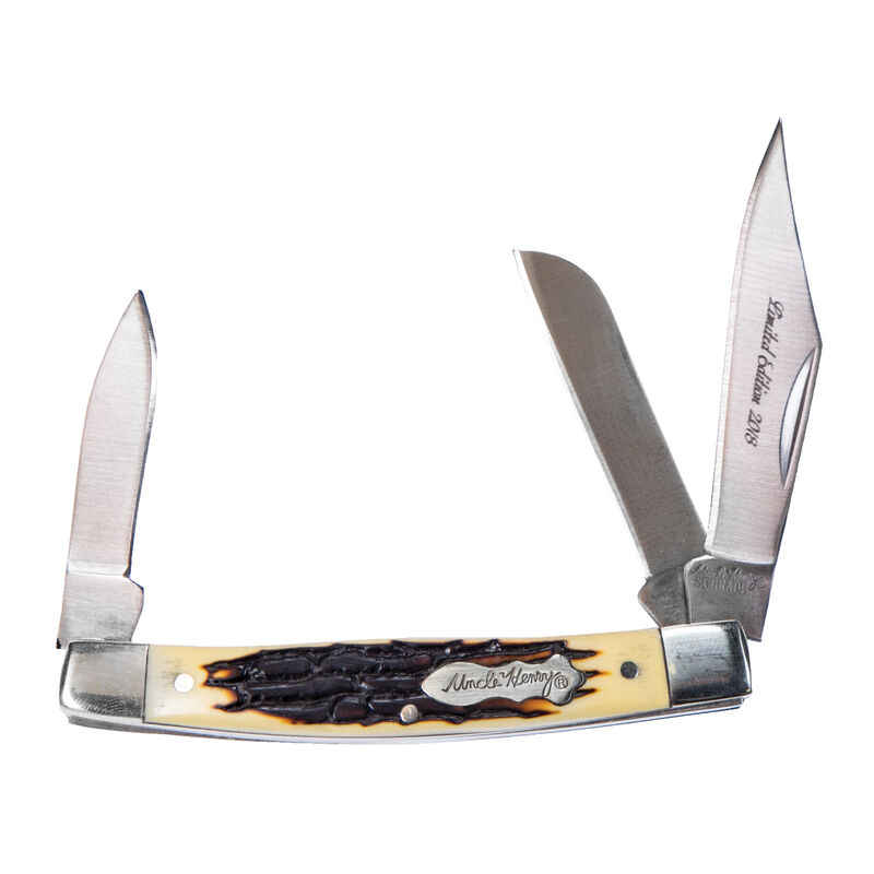 Uncle Henry 2018 Limited Edition 4-Piece Staglon Handle Knife Set with Wallet image number 2