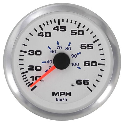 Sierra White Premier 3" Speedometer
