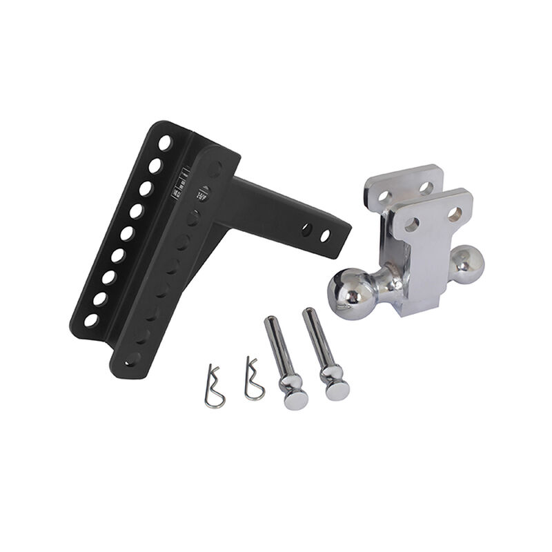Trailer Valet Blackout Series 14,000 lbs Adjustable Drop Hitch with 2 inch and 2-5/16 inch Ball image number 6