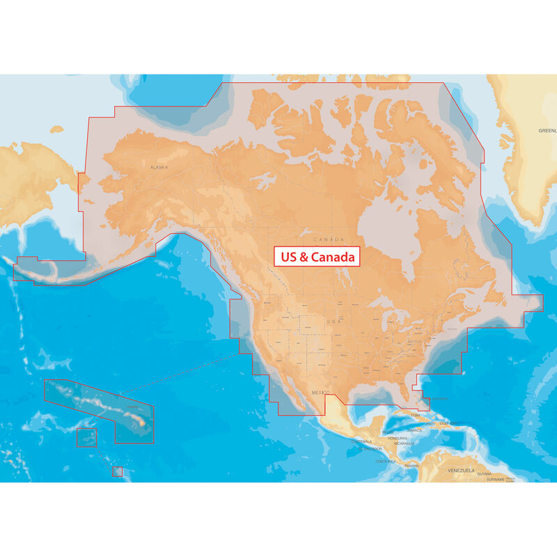 Navionics+ Cartography, All USA/Canada Regions image number 1
