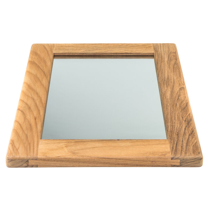 Whitecap Teak Rectangular Mirror Frame image number 2