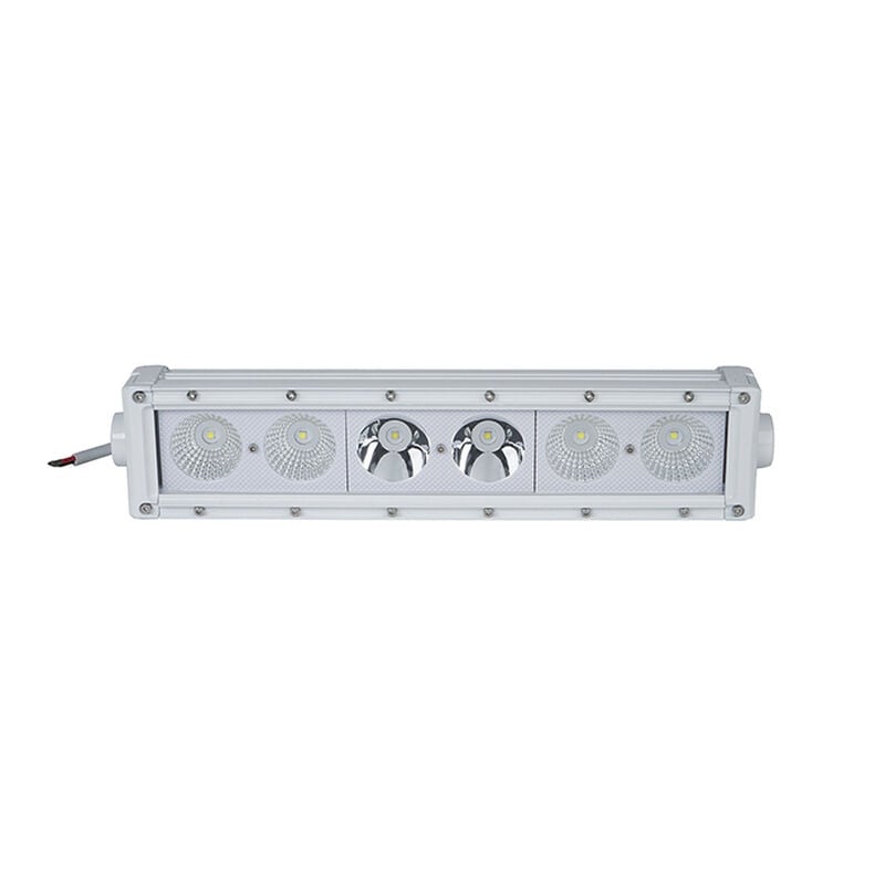New - 14.5inch Marine Grade Single Row Straight Light Bar with 60-Watt 6  x 10W High Intensity OSRAM LEDs image number 1