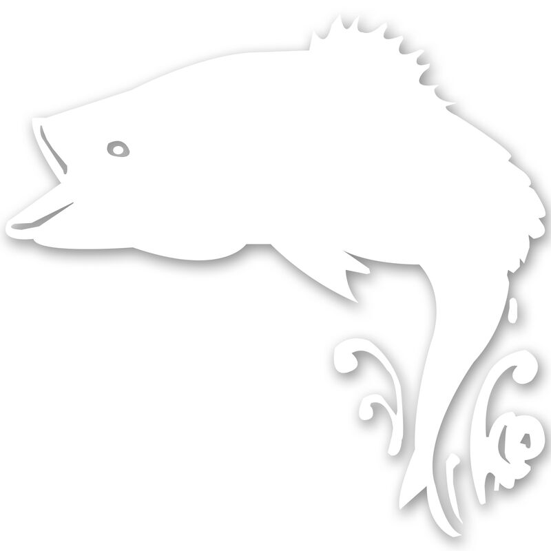 Bass Vinyl Decal image number 2