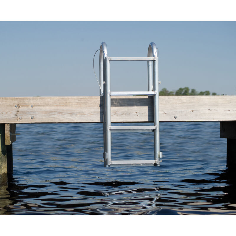 International Dock Wide-Step Dock Lift Ladder, 4-Step image number 4