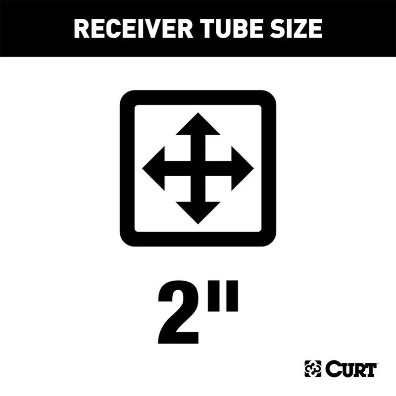 CURT 13654 Class 3 Trailer Hitch 2in Receiver&mdash;2026 Jeep Cherokee image number 2