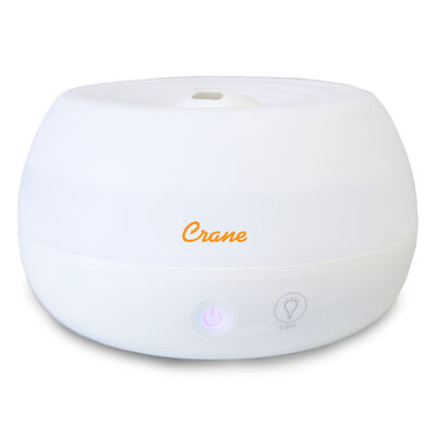 Crane Personal Ultrasonic Cool Mist Humidifier and Aroma Diffuser, White
