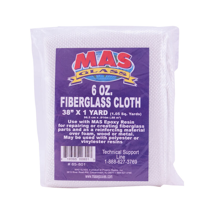 MAS Epoxies 6-oz. Fiberglass Cloth, 38" x 36" image number 1