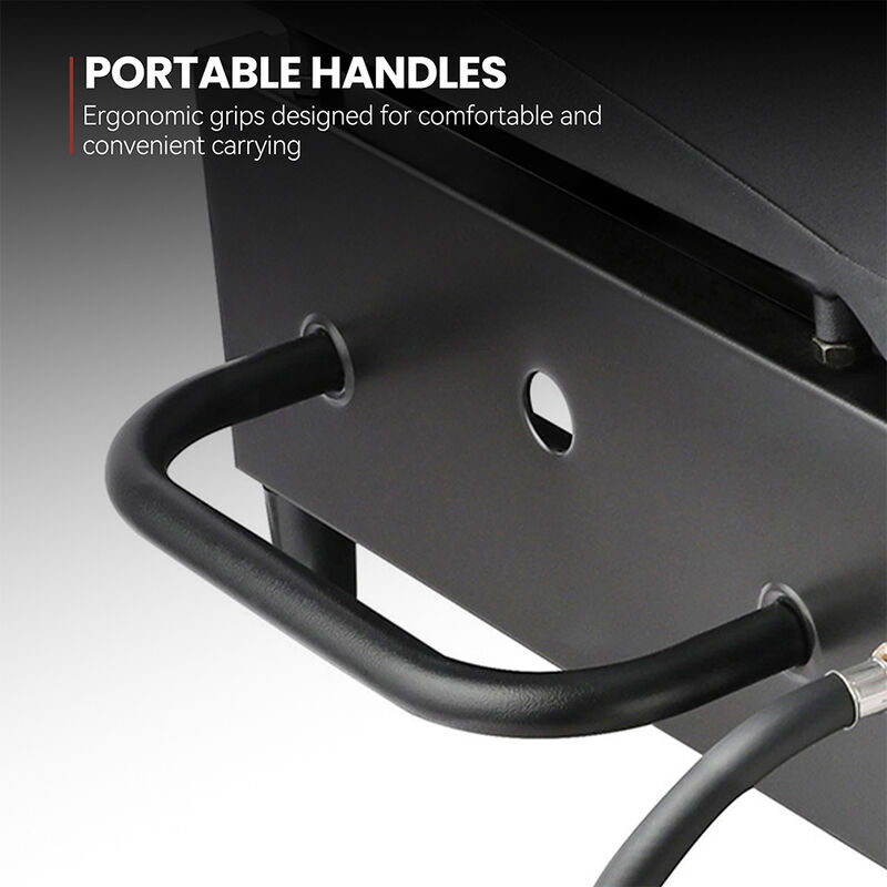 Royal Gourmet Portable 4-Burner Tabletop Gas Griddle and Grill Combo image number 11