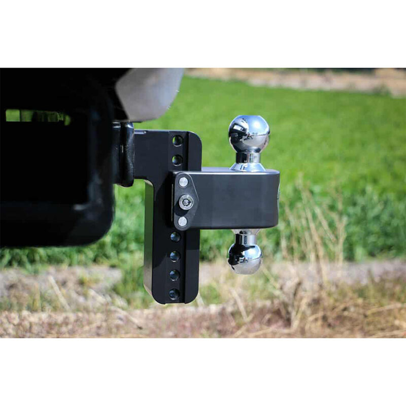 Weigh Safe Black 180 Hitch w/ SS Combo Ball 8" Drop for 2.5" Shank w/Hitch Pin Lock image number 6