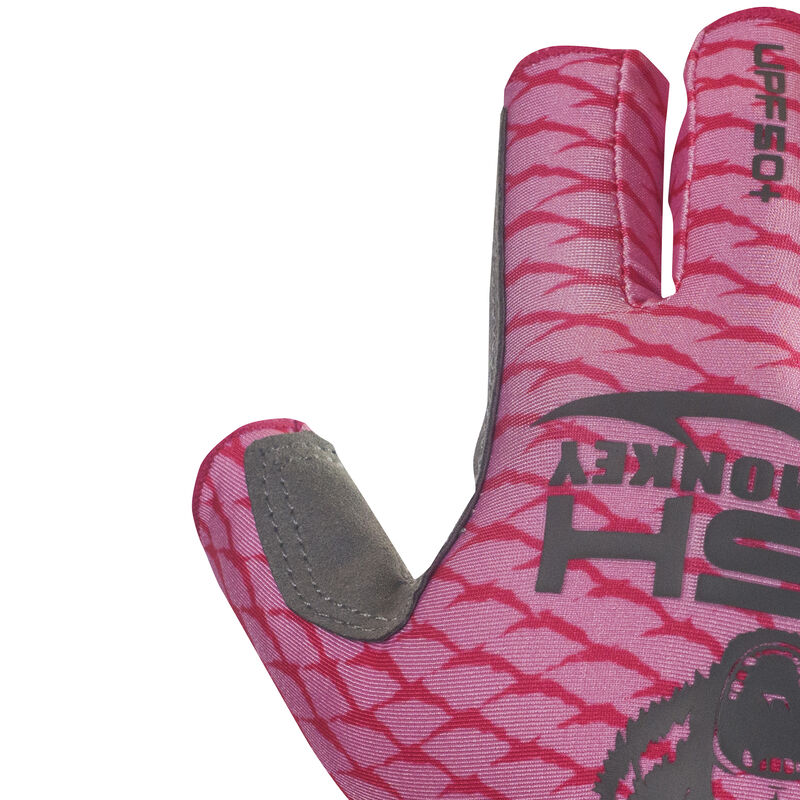 Fish Monkey Half-Finger Guide Glove, Pink Scales image number 4