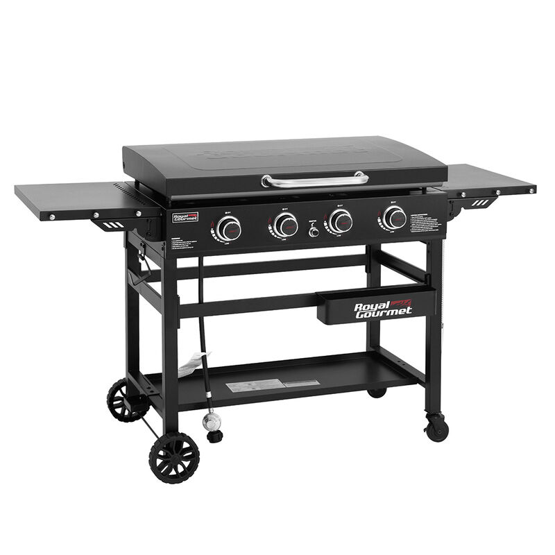 Royal Gourmet 36" 4-Burner Flat Top Gas Griddle with Hard Cover image number 8