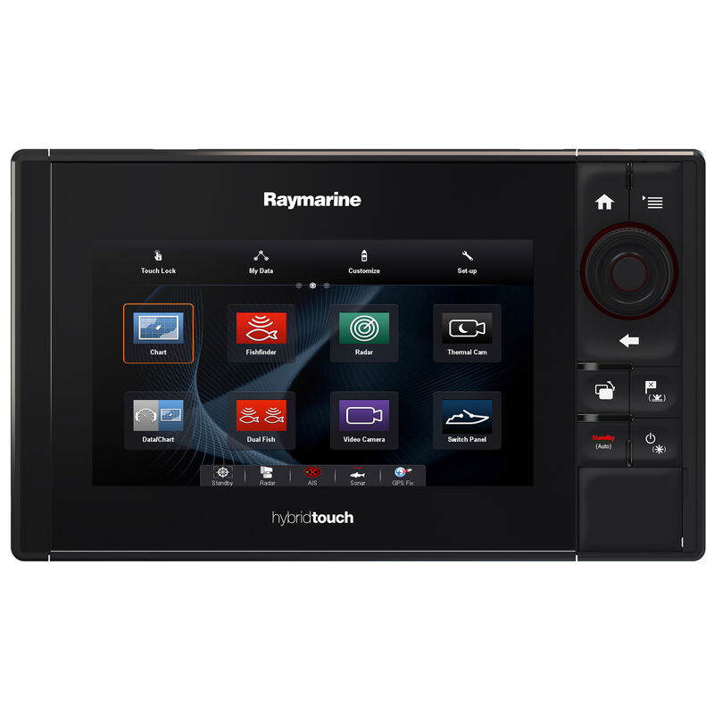 Raymarine eS78 7" MFD Combo With US LNC Vector Charts And CHIRP/DownVision Sonar image number 1