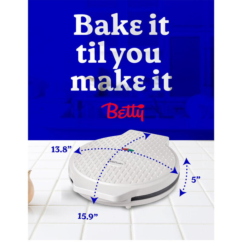 Betty Crocker 12" Pizza Maker, White image number 7
