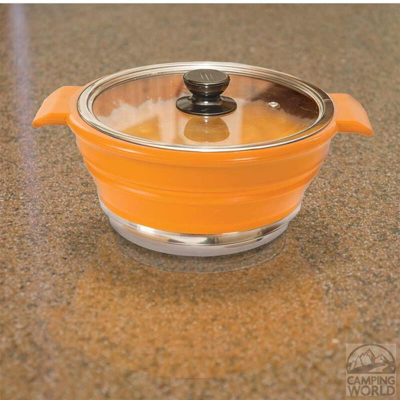 Flat Fit Collapsible Pot, 4 Qt. image number 8