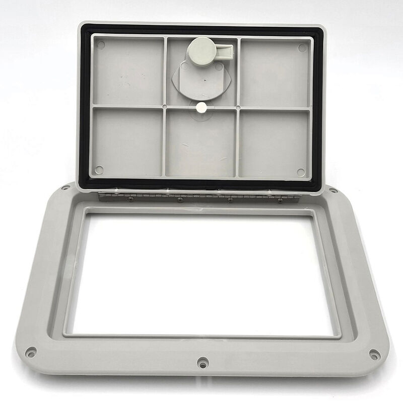 DPI 9" x 12" Flush Series Hatch, Auster Light Gray image number 2