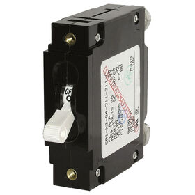 Blue Sea Systems C-Series Toggle Switch Circuit Breaker, Single Pole 20 Amp
