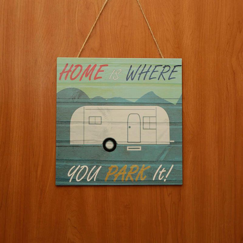 Home is Where You Park It Retro Wall Art image number 2