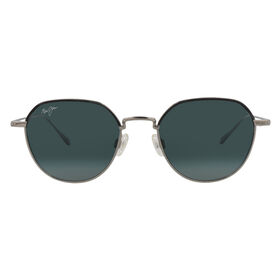 Maui Jim Fashion Round Sunglasses - Titanium Grey
