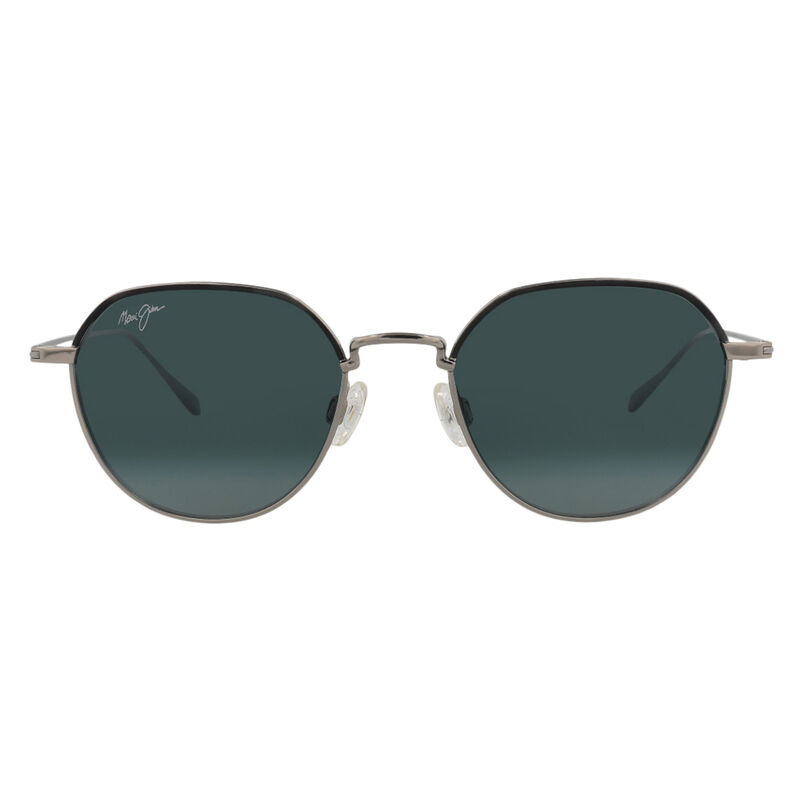 Maui Jim Fashion Round Sunglasses - Titanium Grey