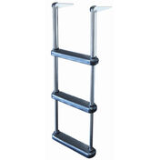 Dockmate Telescoping Drop Ladder With Plastic Steps, 3-Step