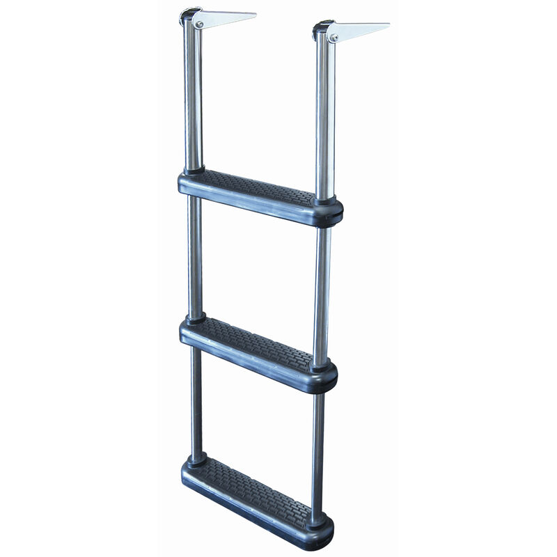 Dockmate Telescoping Drop Ladder With Plastic Steps, 3-Step image number 1