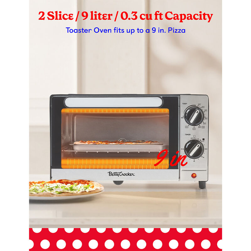 Betty Crocker Mid-Size 9-Liter Toaster Oven image number 2