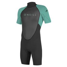 ONeill Youth Reactor Back Zip Spring Wetsuit - Aqua - 12
