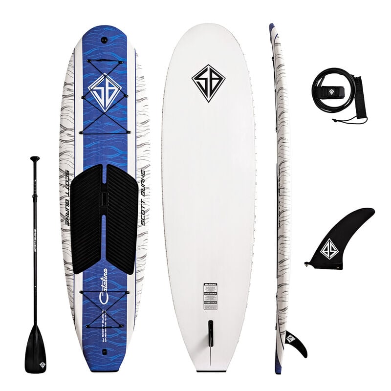 Burke 10' Catalina Stand-up Paddleboard With Paddle And Leash Included image number 1